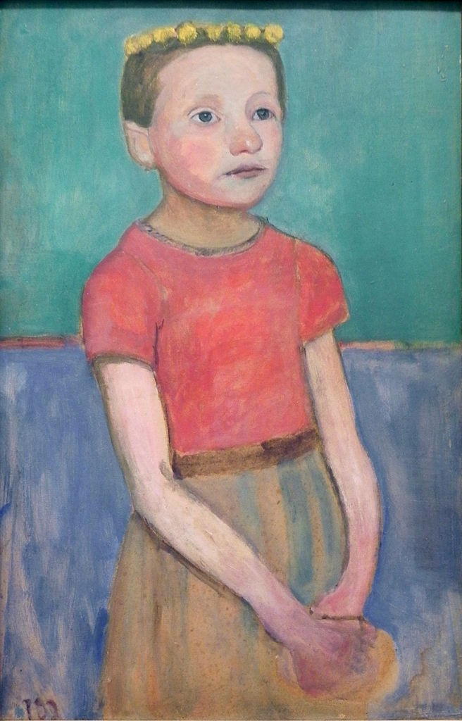 rait of a 12-year-old Italian girl by Paula Modersohn-Becker,16x12(A3) Poster