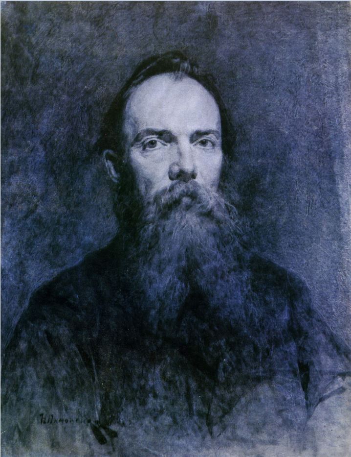 Portrait of Painter Nikolai Murashko by Nikolai Pimonenko,A3(16x12")Poster