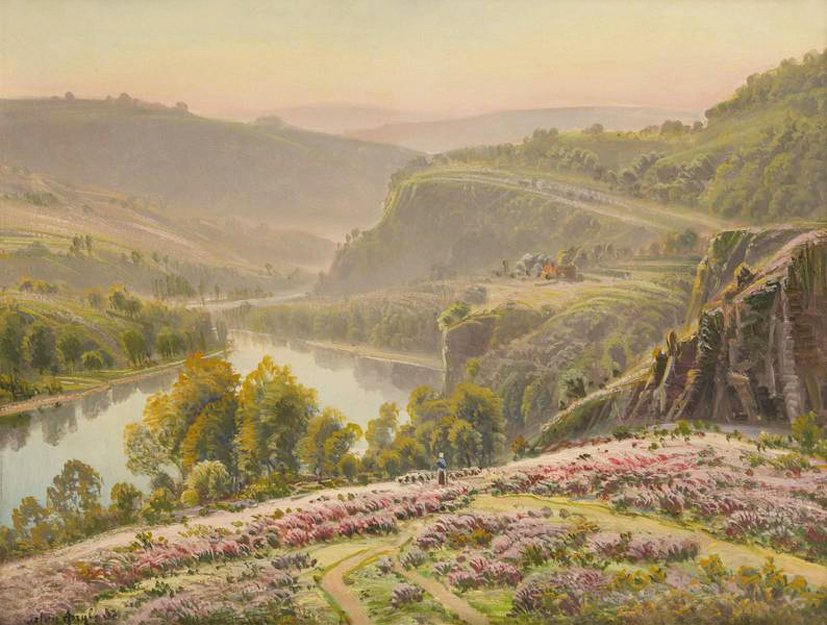 View of Correze by Gaston Vincent Anglade,A3(16x12")Poster