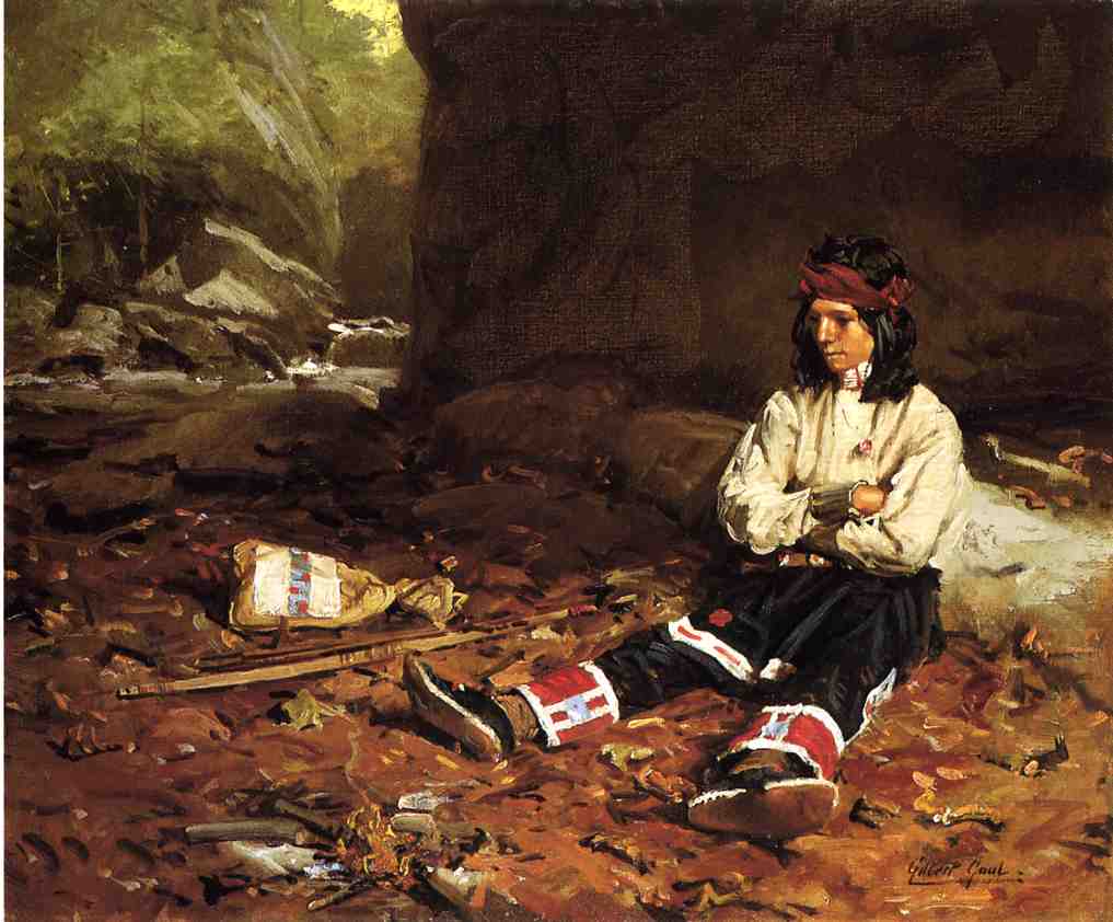 The Young Hunter by William Gilbert Gaul,A3(16x12")Poster