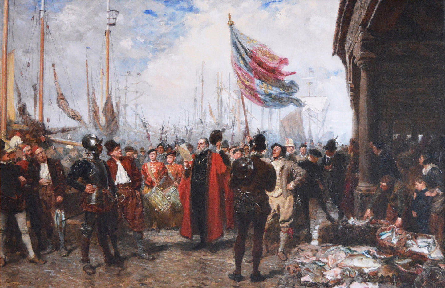 The Call to Arms, vintage artwork by John Seymour Lucas, 12x8" (A4) Poster