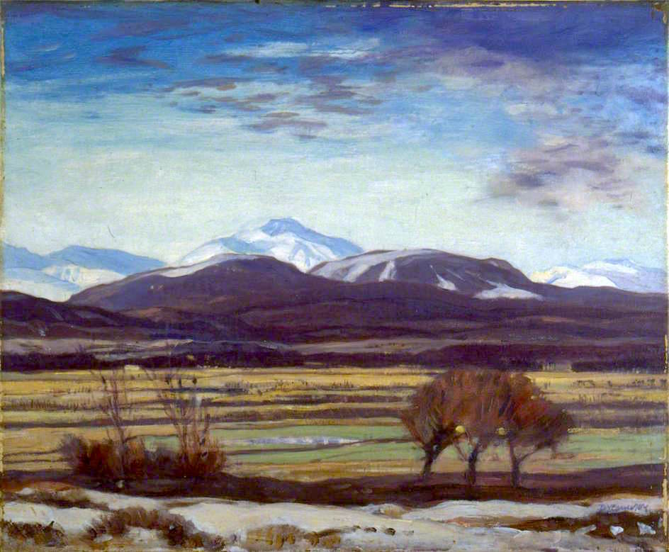 Ben Venue, vintage artwork by Sir David Young Cameron, RA, 12x8" (A4) Poster