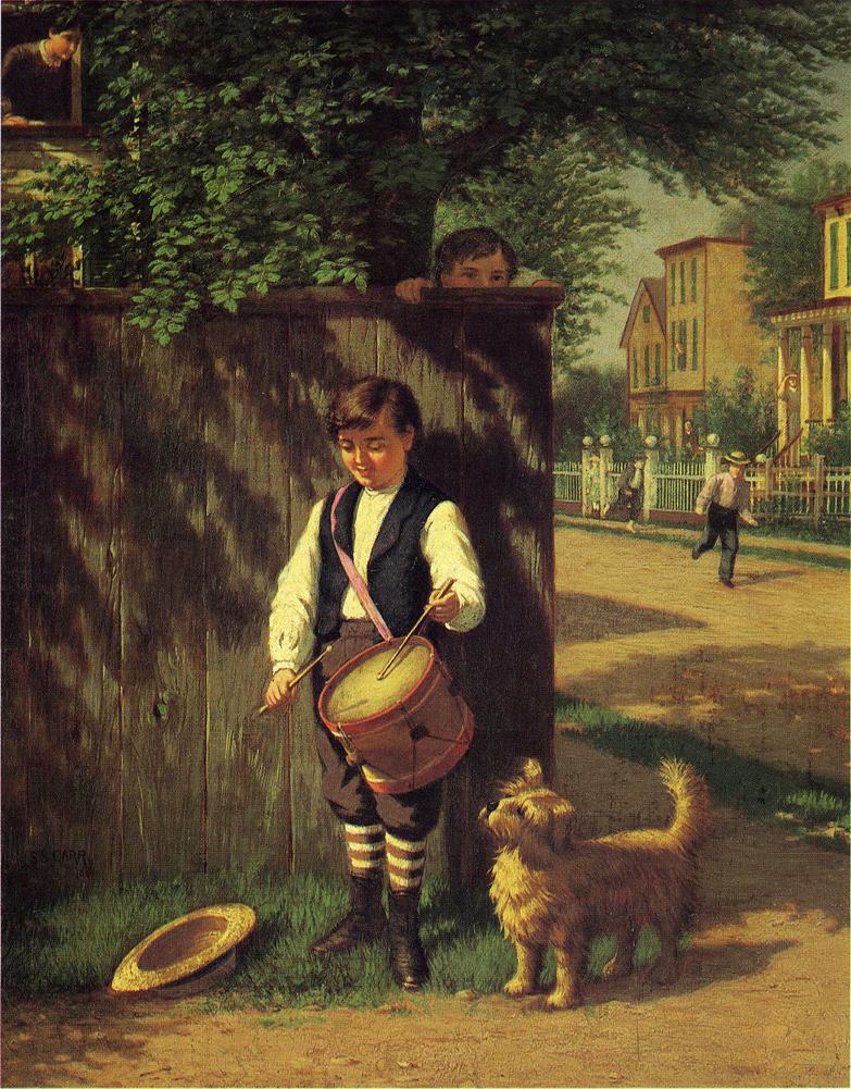 Little Drummer Boy, vintage artwork by Samuel S. Carr, 12x8" (A4) Poster