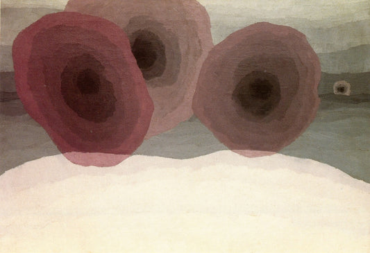 Fog Horns, vintage artwork by Arthur Dove, 12x8" (A4) Poster