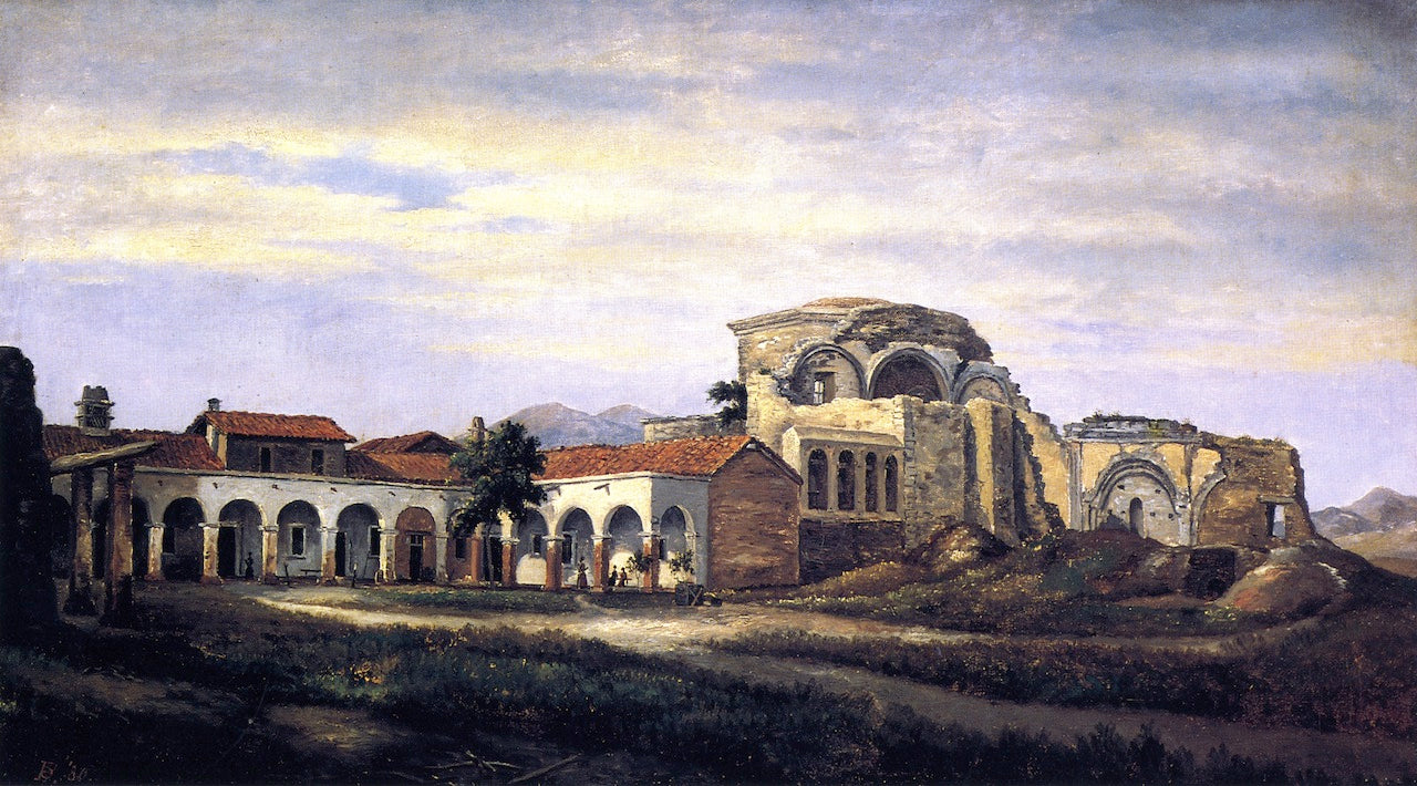 San Juan Capistrano, vintage artwork by Henry Chapman Ford, 12x8" (A4) Poster
