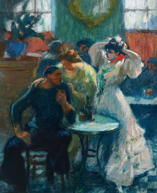 In the Bar by Ricardo Canals y Llambi,16x12(A3) Poster