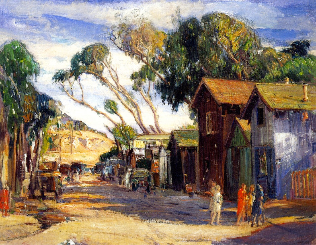 El Paseo, vintage artwork by Joseph Kleitsch, 12x8" (A4) Poster
