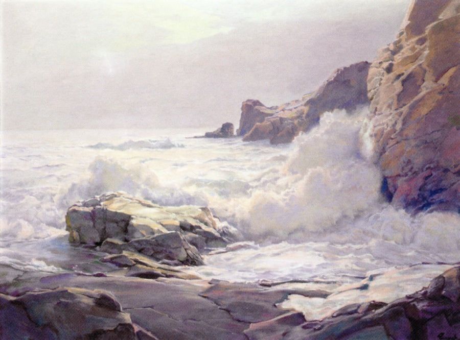 Fogg Bank by Frederick Judd Waugh,A3(16x12")Poster