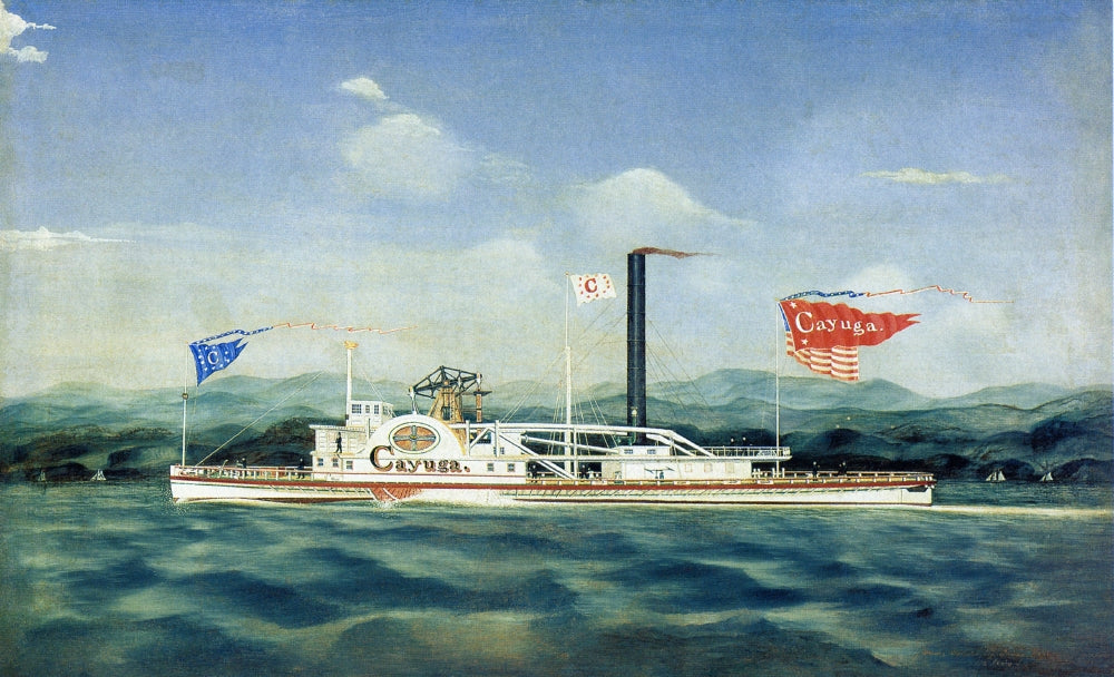 Cayuga, vintage artwork by James Bard, A3 (16x12") Poster Print
