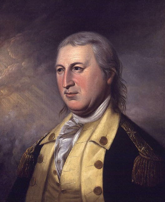 Horatio Gates (after Charles Willson Peale), vintage artwork by James Peale, 12x8" (A4) Poster