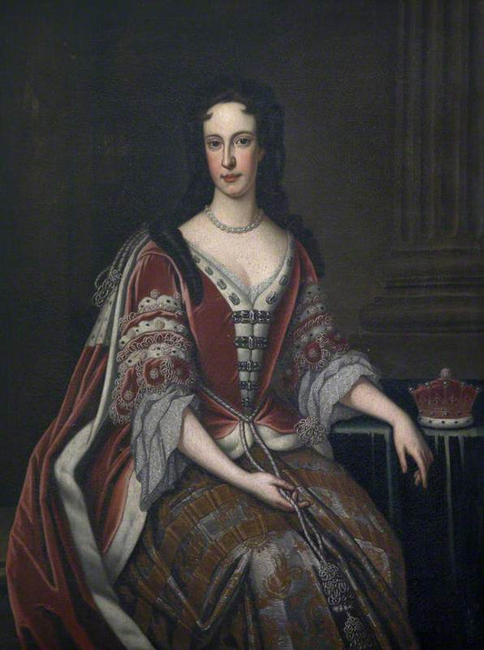 Bridget Bertie, Countess Poulett, vintage artwork by Sir Godfrey Kneller, BT., 12x8" (A4) Poster