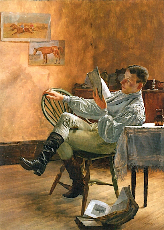 A Reflective Moment after the Hunt by Charles Xavier Harris,A3(16x12")Poster