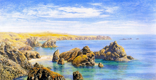 The LIzard, vintage artwork by John Edward Brett, A.R.A., 12x8" (A4) Poster