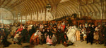 The Railway Station, vintage artwork by William Powell Frith, A3 (16x12") Poster Print