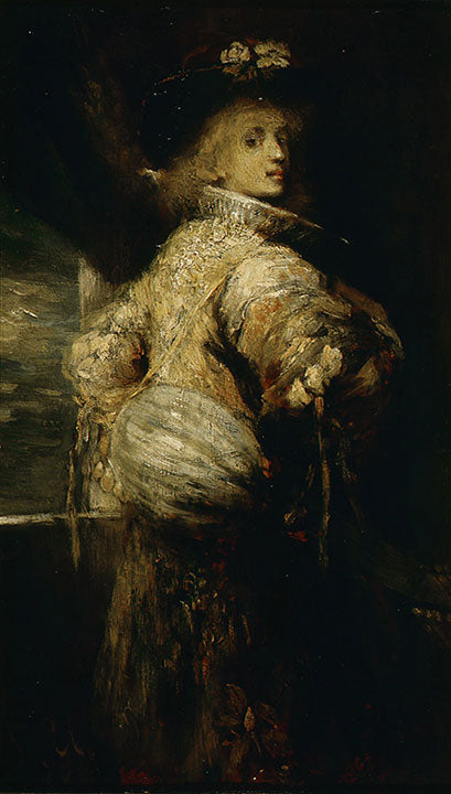 The Musical Cavalier, vintage artwork by Fritz von Uhde, 12x8" (A4) Poster