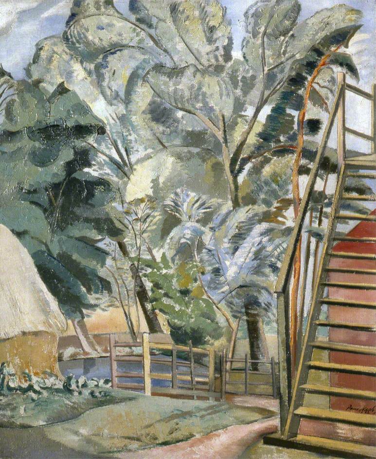 Granary, vintage artwork by Paul Nash, 12x8" (A4) Poster