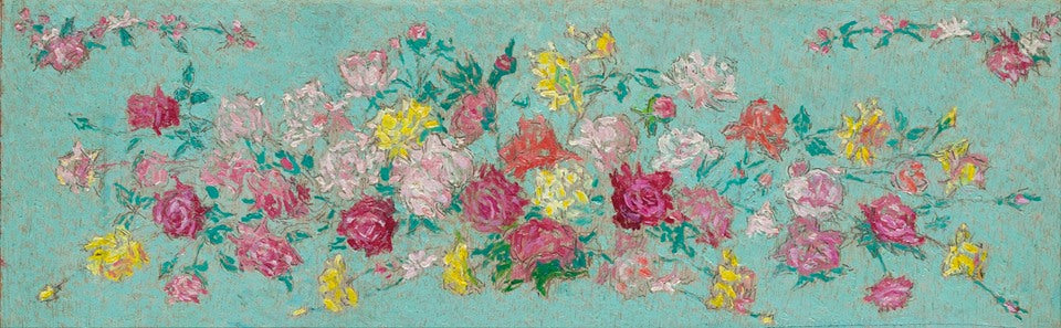 Esquisse de fleurs pour les Gobelins by Achille Lauge,A3(16x12")Poster