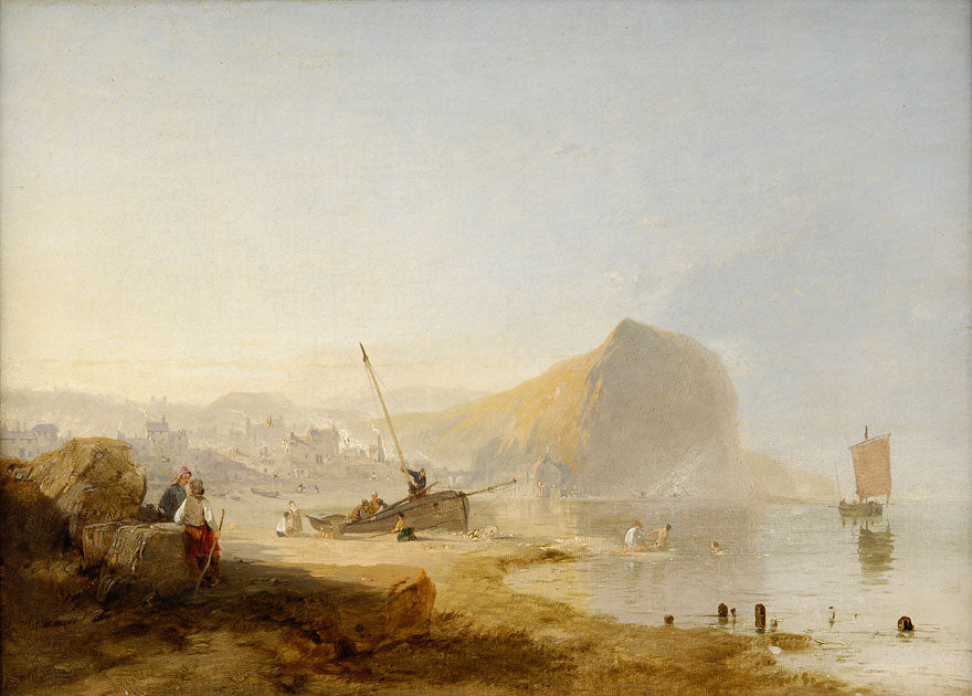 A Summer Day at Sea, vintage artwork by James Baker Pyne, A3 (16x12") Poster Print