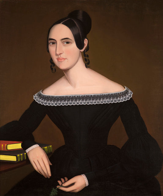 Jeanette Payne, vintage artwork by Ammi Phillips, 12x8" (A4) Poster