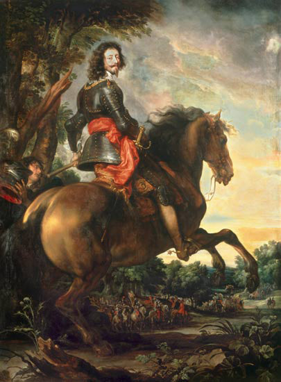 Duke of Arenberg, vintage artwork by Anthony van Dyck, 12x8" (A4) Poster