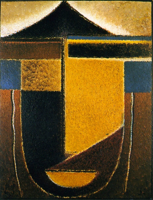 Abstract Head: Homer, vintage artwork by Alexei von Jawlensky, 12x8" (A4) Poster