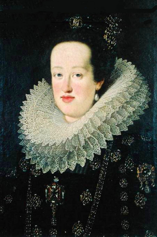 Eleonor Gonzaga, vintage artwork by Justus Sustermans, 12x8" (A4) Poster