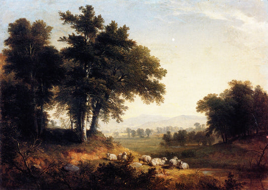 A Peaceful Glen, vintage artwork by Asher Brown Durand, A3 (16x12") Poster Print