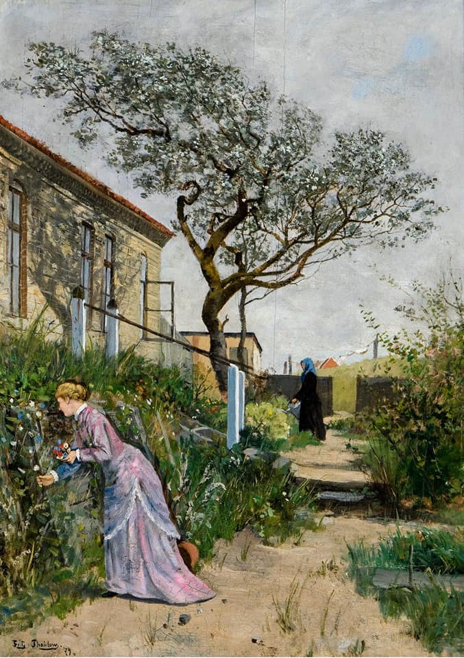 From Skagen, vintage artwork by Fritz Thaulow, 12x8" (A4) Poster