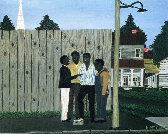 Harmonizing by Horace Pippin,16x12(A3) Poster