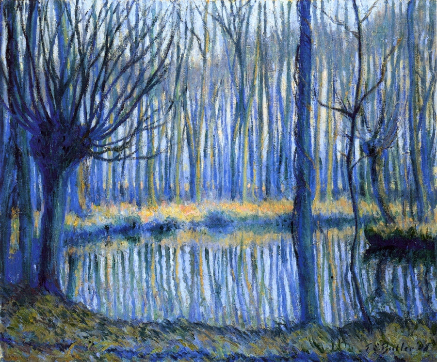 The Epte, Giverny by Theodore Earl Butler,A3(16x12")Poster