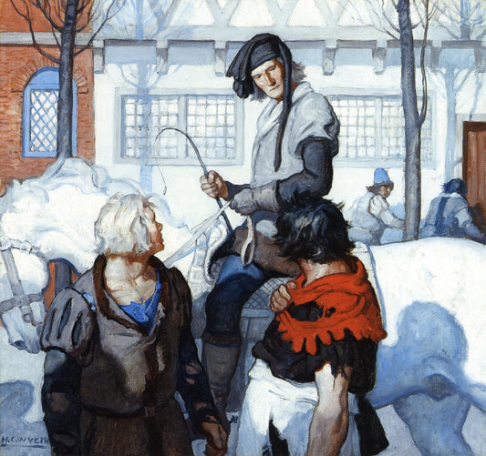  in the Situation at a Glance by Newell Convers (N.C.) Wyeth,16x12(A3) Poster