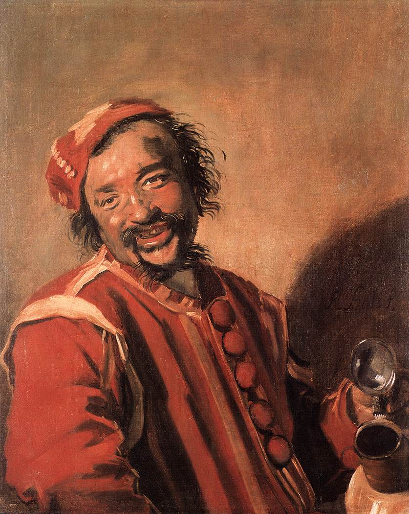 Peeckelhaering, vintage artwork by Frans Hals, 12x8" (A4) Poster