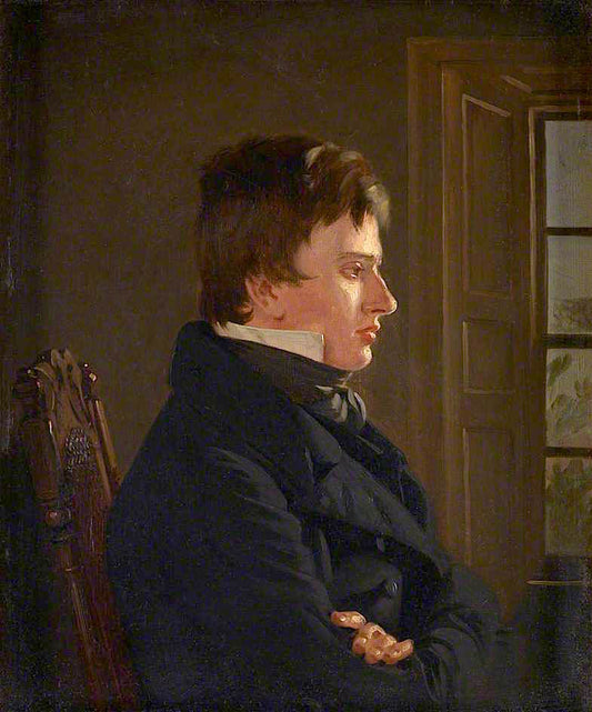 Thomas Sword Good, Painter in Berwick, Self Portrait, vintage artwork by Thomas Sword Good, A3 (16x12") Poster Print