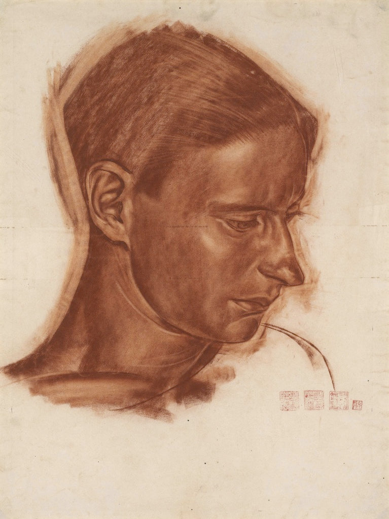 ortrait of Vasily Shukhaev by Alexander Evgenievich Yakovlev,16x12(A3) Poster