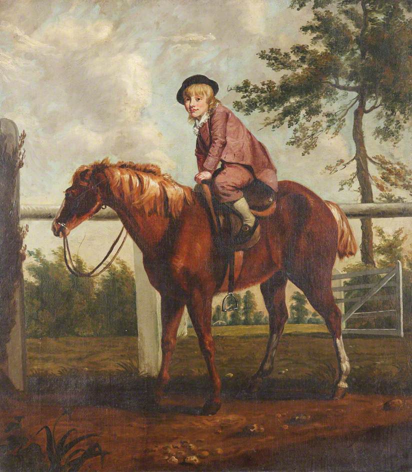Richard Allen Burney, Son of Charles Rousseau Burney, vintage artwork by Edward Francis Burney, 12x8" (A4) Poster
