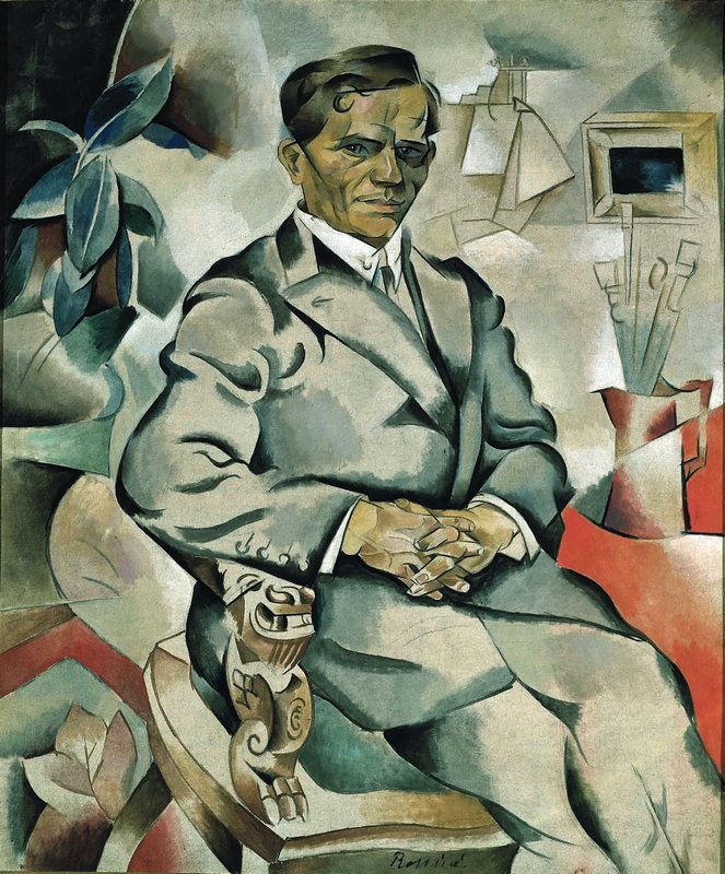 t of the Artist Ivan Kolesnikov by Vladimir Baranoff-Rossine,16x12(A3) Poster