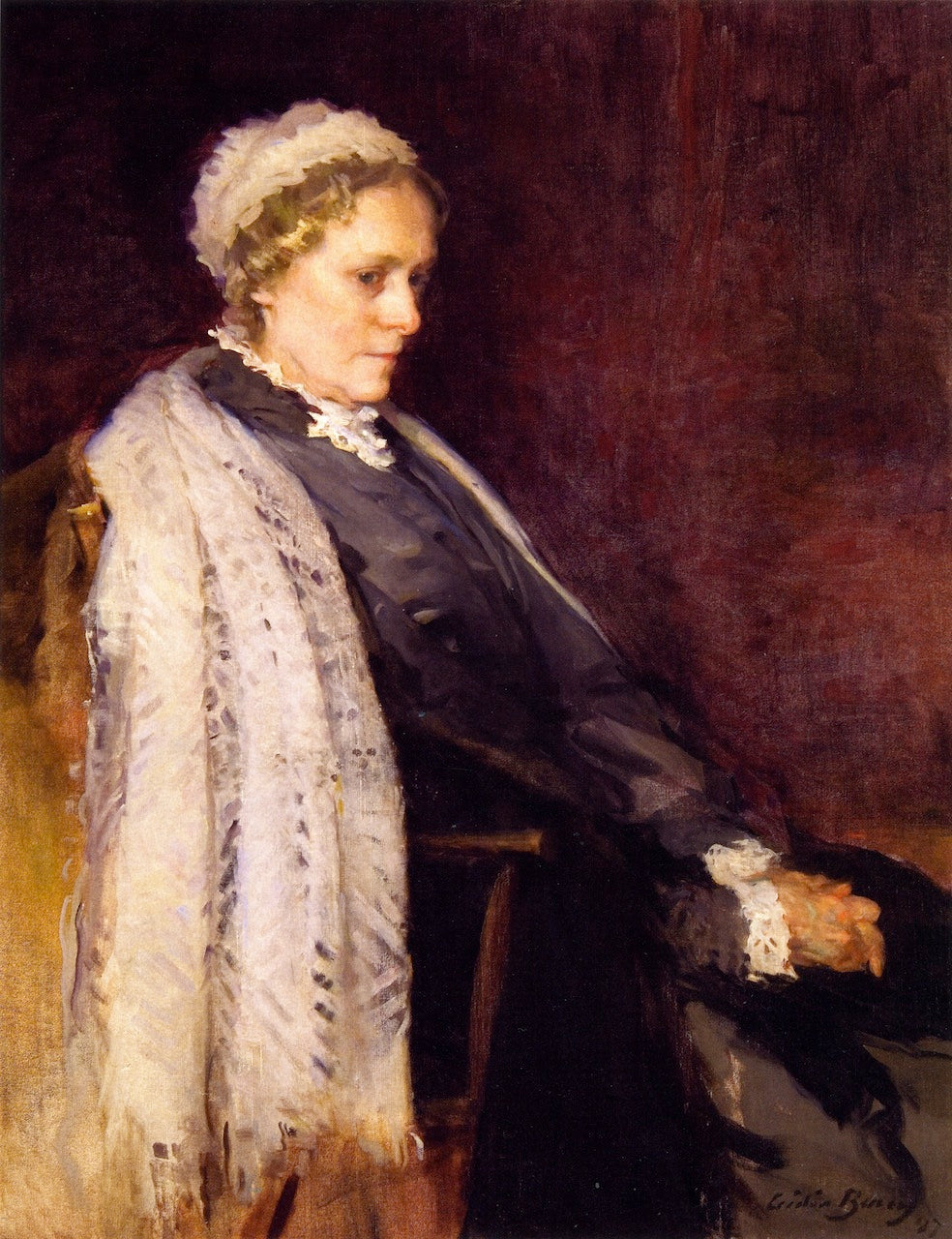 Eliza S. Turner by Cecilia Beaux,A3(16x12")Poster