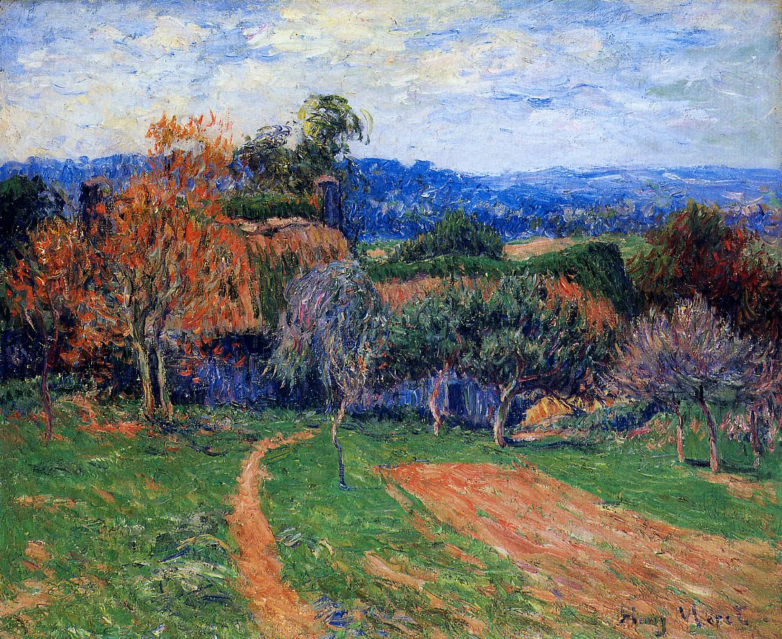 A Farm near Pont Aven by Henry Moret,A3(16x12")Poster