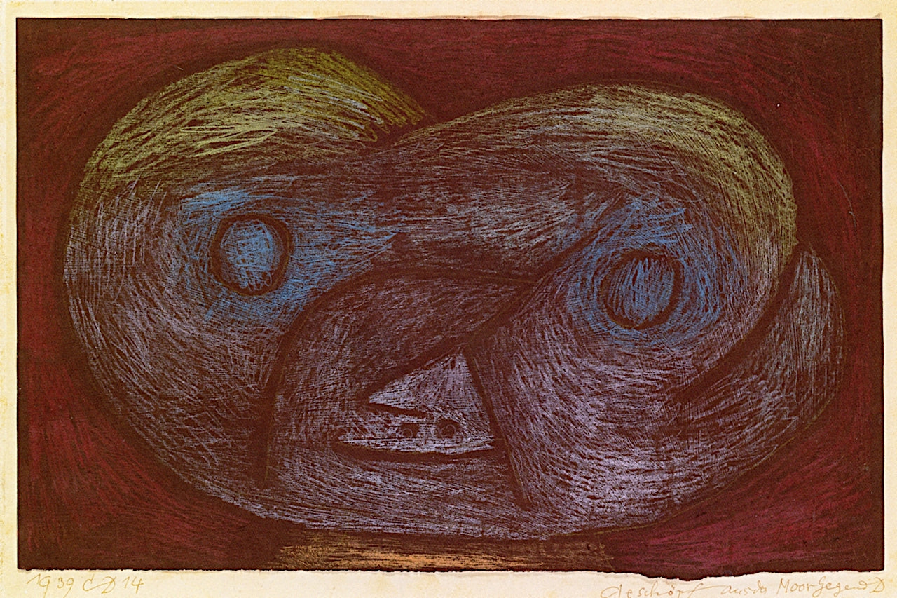 Creature of the Moorland D by Paul Klee,16x12(A3) Poster