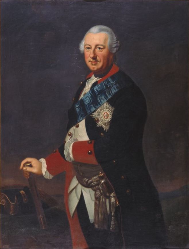 Charles I, Duke of Brunswick-Wolfenbüttel, vintage artwork by Johann Georg Ziesenis der Jüngere, 12x8" (A4) Poster
