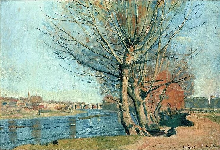 On the Banks of the Manzanares by Ferdinand Hodler,A3(16x12")Poster