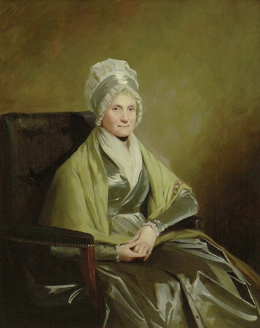 Mrs John Brown of Lanfine and Waterhaughs, vintage artwork by Sir Henry Raeburn, R.A., P.R.S.A., 12x8" (A4) Poster