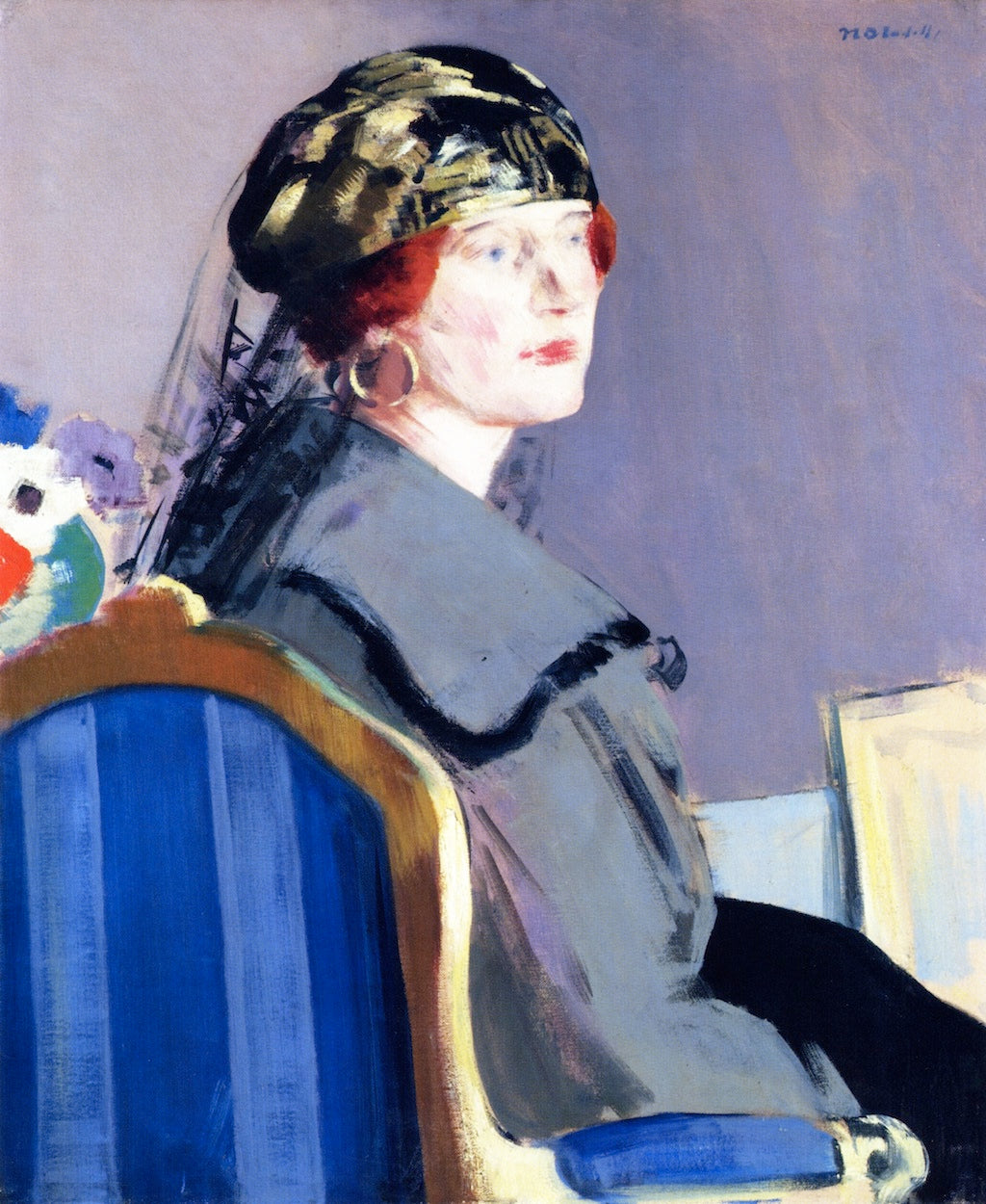 May Easter, vintage artwork by Francis Campbell Boileau (F.C.B.) Cadell, 12x8" (A4) Poster