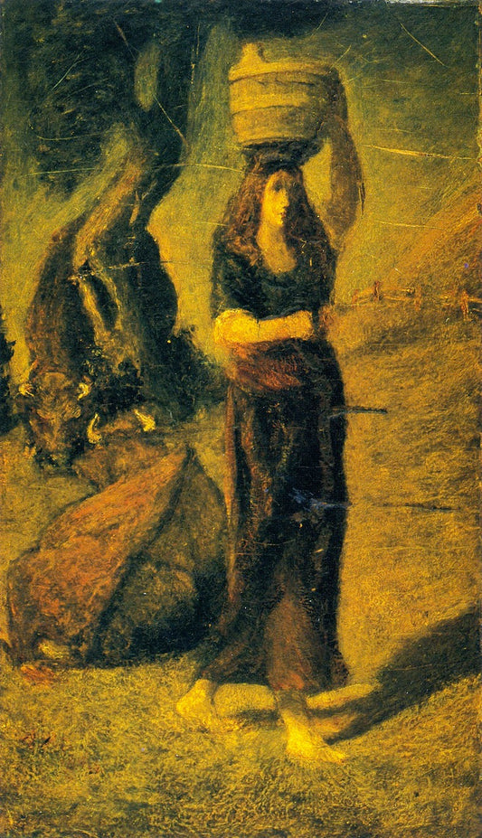 Perrette, vintage artwork by Albert Pinkham Ryder, 12x8" (A4) Poster
