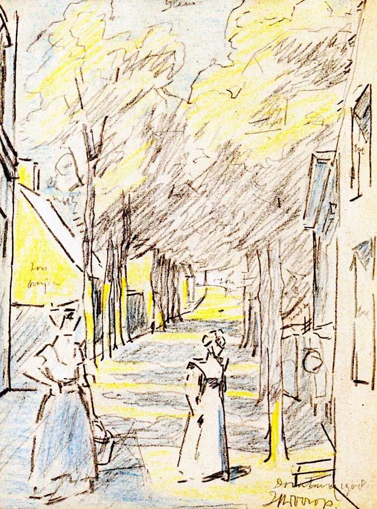 Village Street in Domburg by Jan Toorop,A3(16x12")Poster