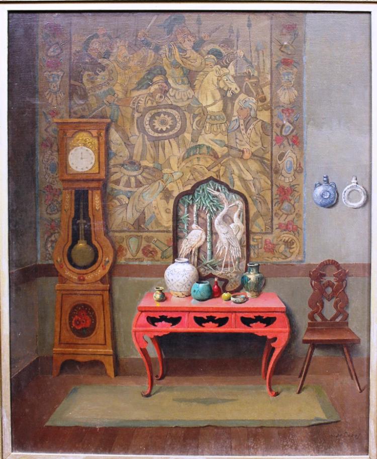 In Artist's Studio by Harry Wilson Watrous,A3(16x12")Poster