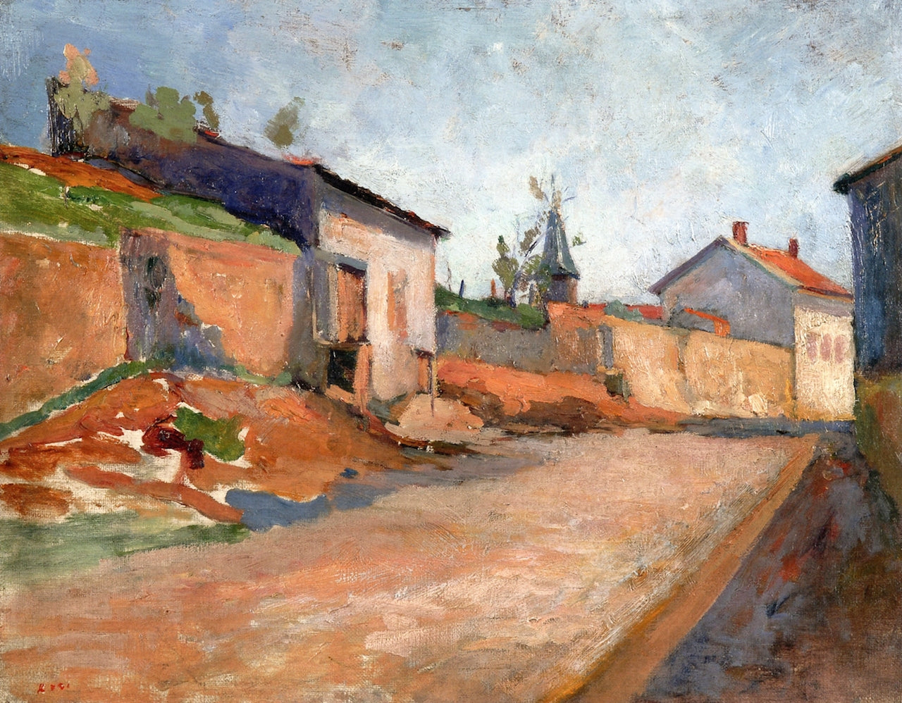 Landscape with Rising Street by Ker Xavier Roussel,A3(16x12")Poster