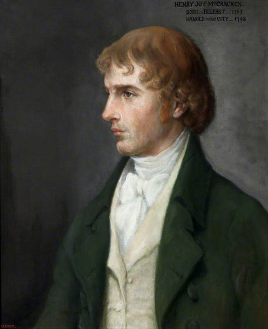 Henry Joy McCracken, vintage artwork by Sarah Cecilia Harrison, 12x8" (A4) Poster
