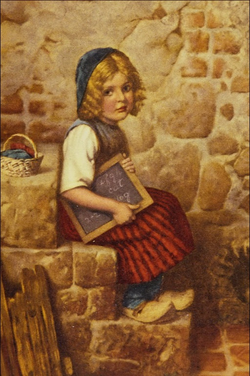 Gretel, vintage artwork by Wilhelm von Kaulbach, A3 (16x12