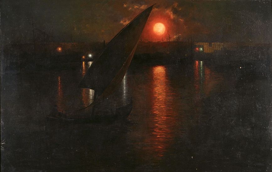Nocturno by Luis Graner Y Arrufi,A3(16x12")Poster